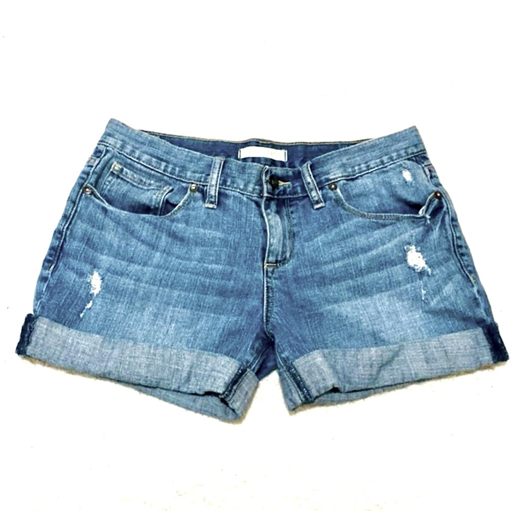 Bullhead Distressed Girlfriend Shorts